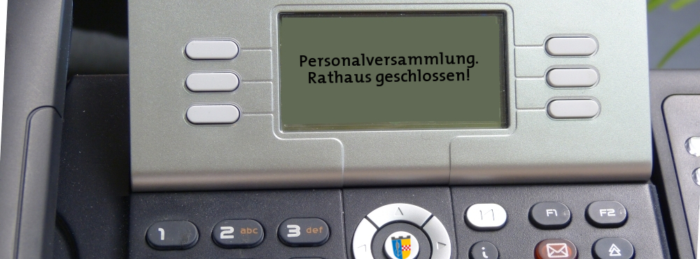 Personalversammlung Personalversammlung der Stadt Gummersbach