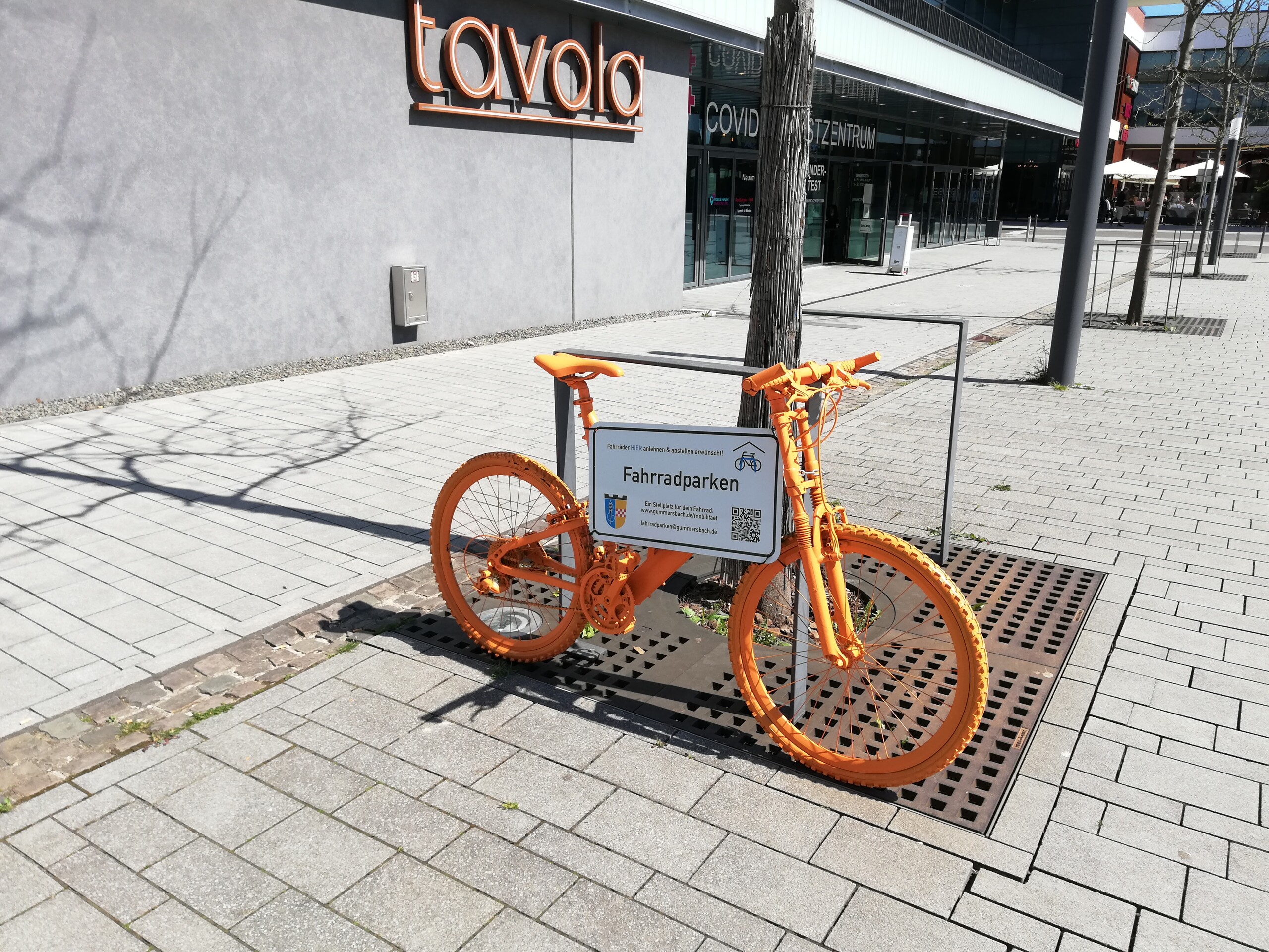 Fahrradbügel Innenstadt (Beispiel)