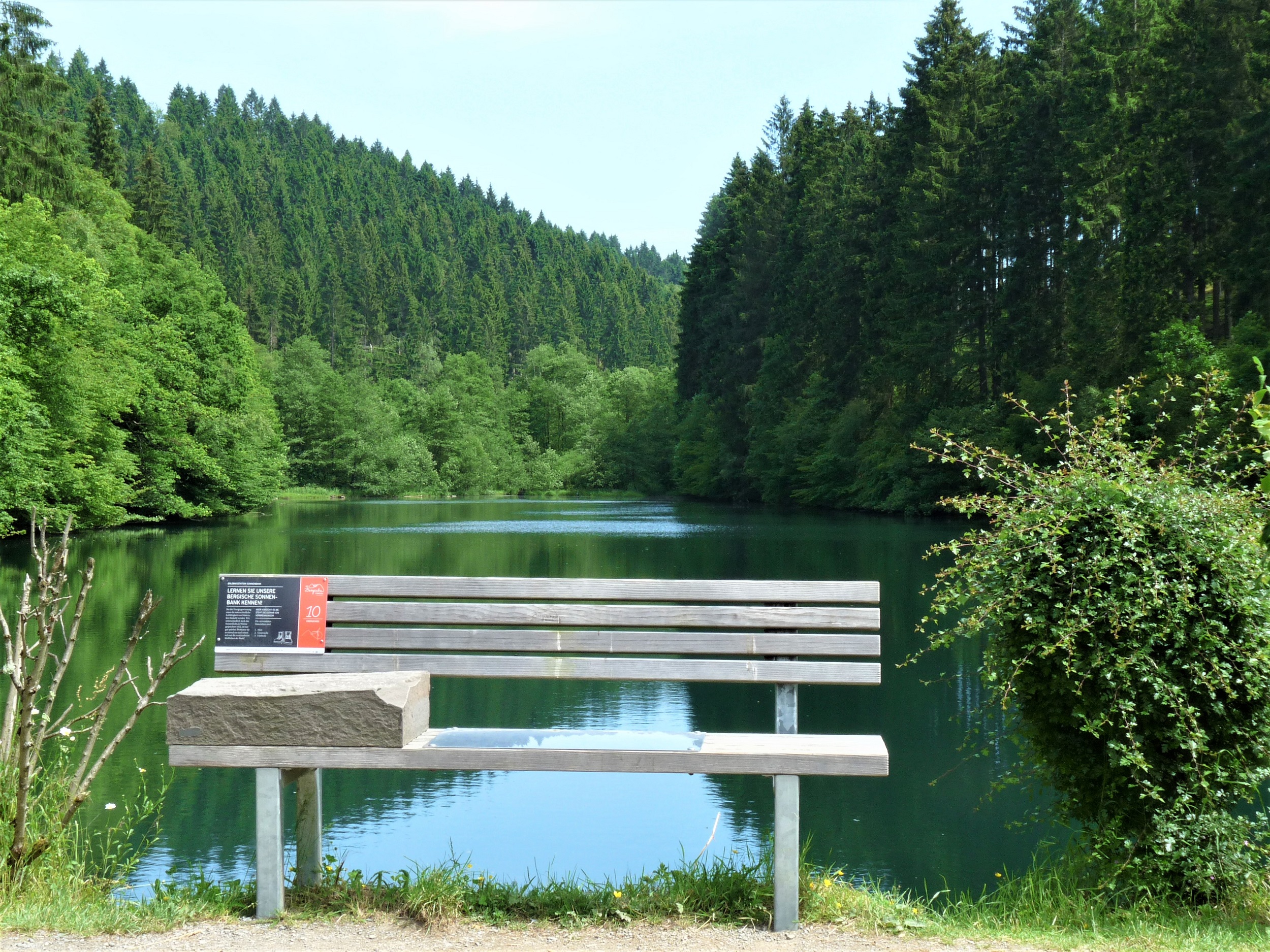 Die "Sonnenbank" - eine Station auf dem Streifzug Energieweg