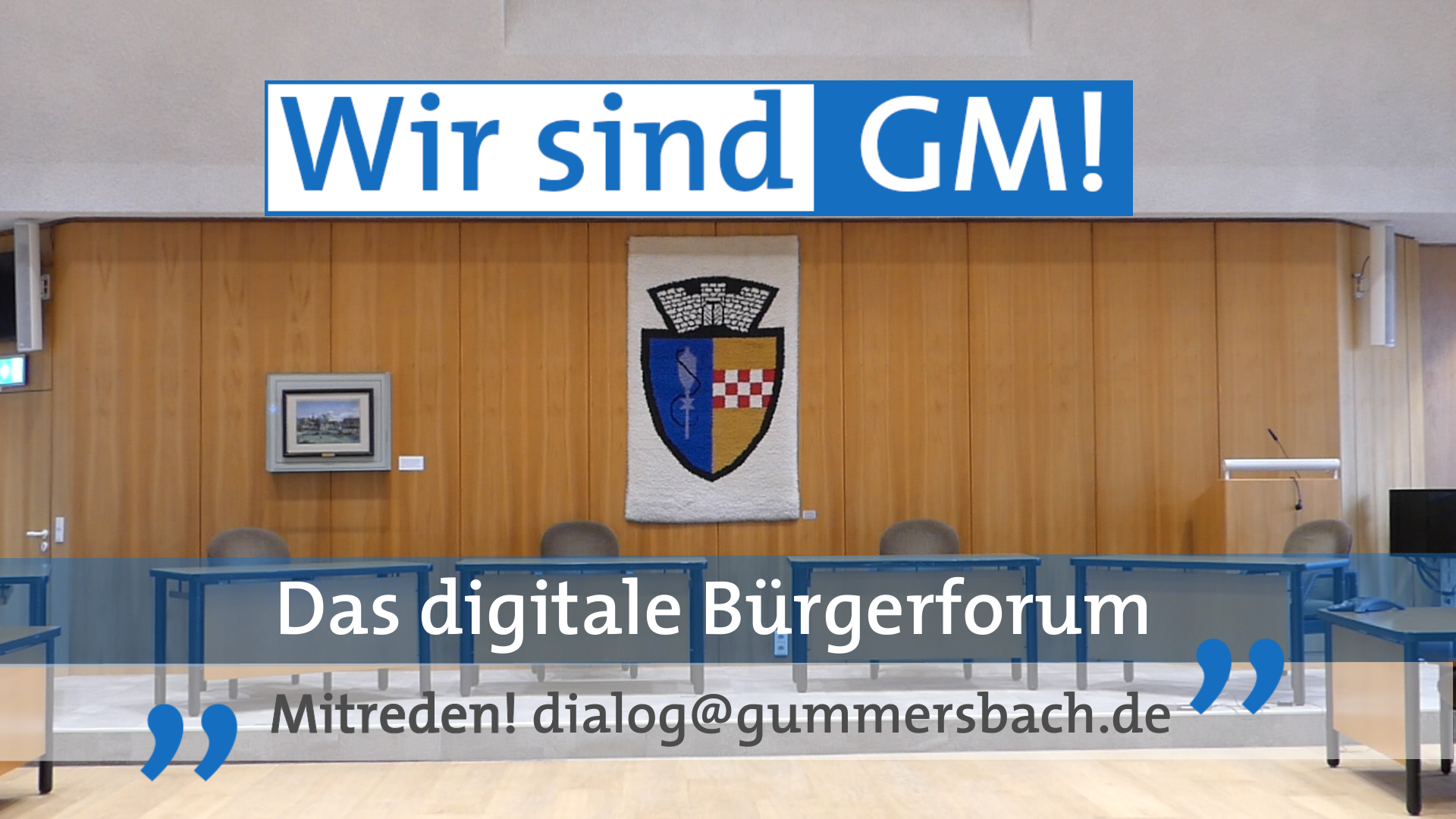 Wir sind GM! - Das digitale Bürgerforum Wir sind GM! - Das digitale Bürgerforum