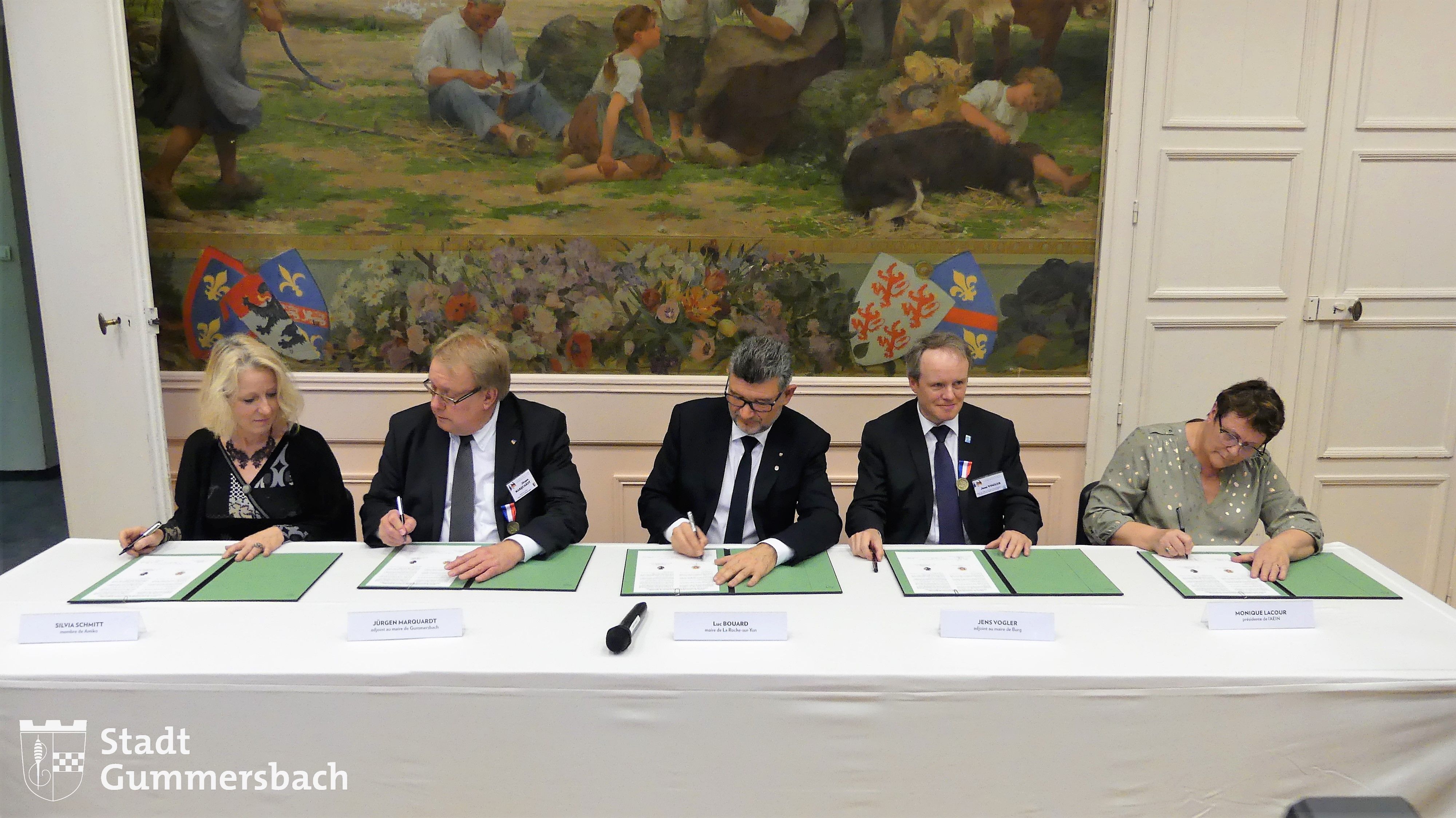 Erneuerung des Partnerschaftsvertrages.